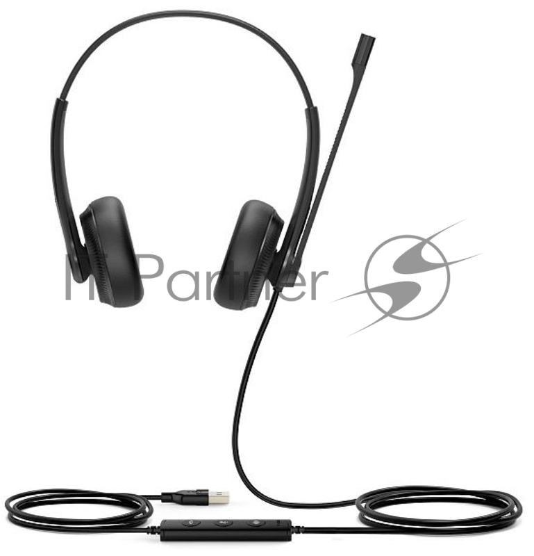 Гарнитура проводная Yealink UH34 Dual UC