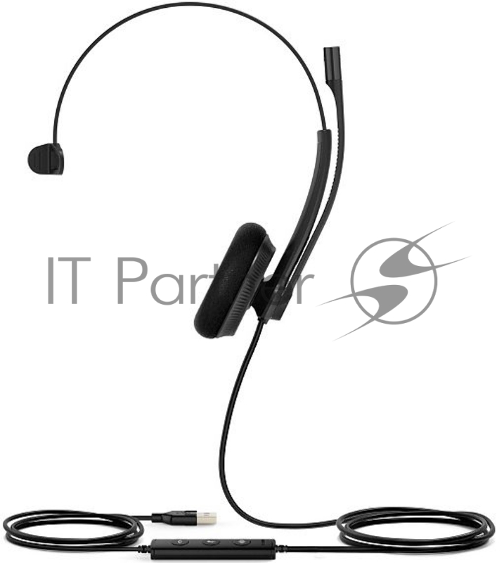 Гарнитура проводная Yealink UH34 Lite Mono UC