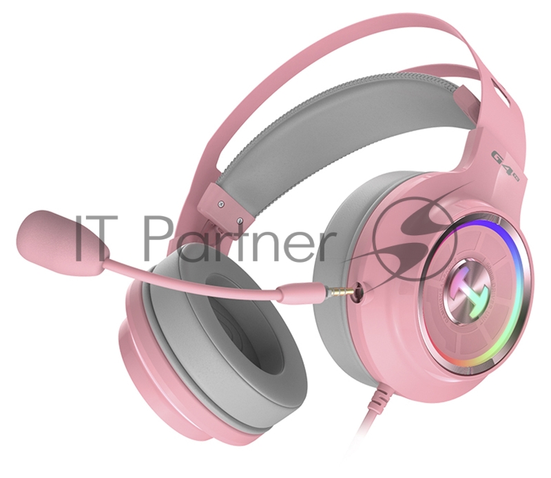 Наушники с микрофоном Edifier G4 TE розовый