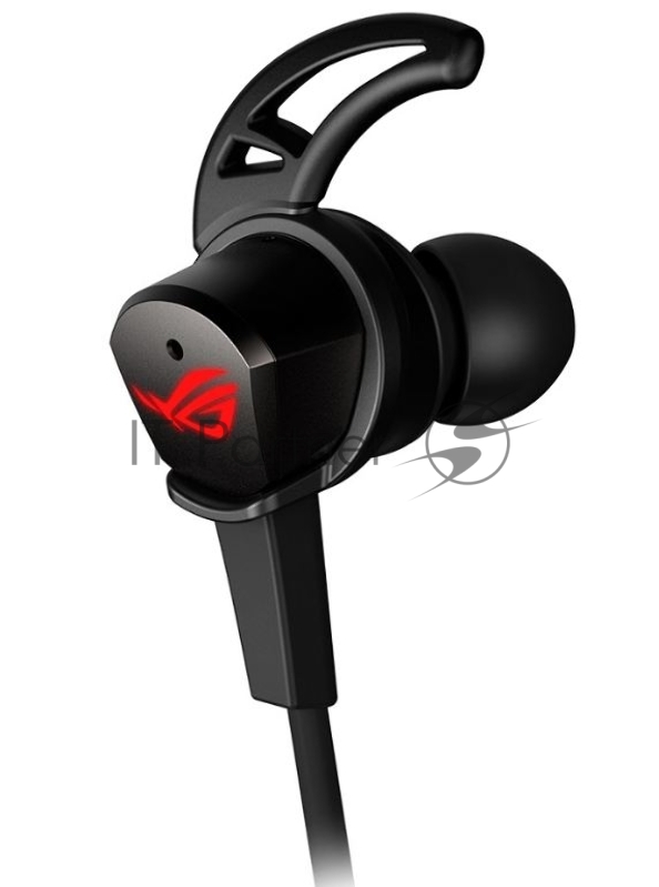 Игровые наушники чёрные ASUS ROG Cetra II Core (вкладыши, 3.5 мм jack, ПУ, чехол, 90YH02V0-B2UA00)