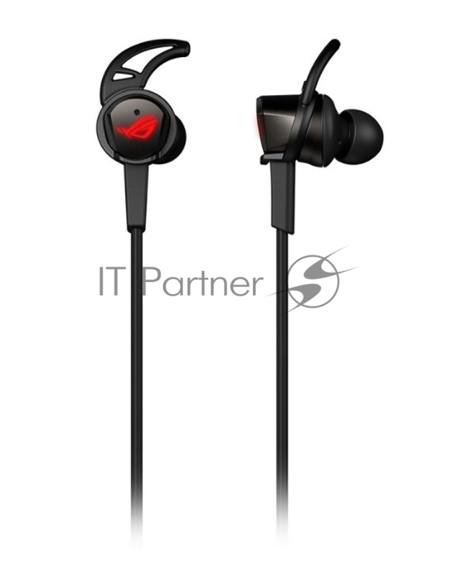 Игровые наушники чёрные ASUS ROG Cetra II Core (вкладыши, 3.5 мм jack, ПУ, чехол, 90YH02V0-B2UA00)