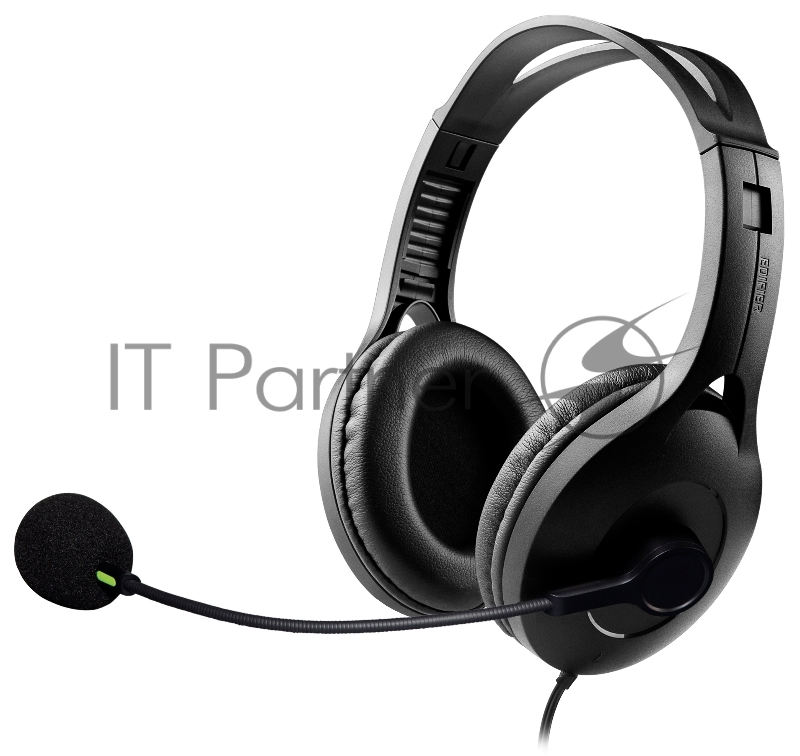 Наушники с микрофоном Edifier K810 черный 2.8м накладные USB оголовье (USB K810)