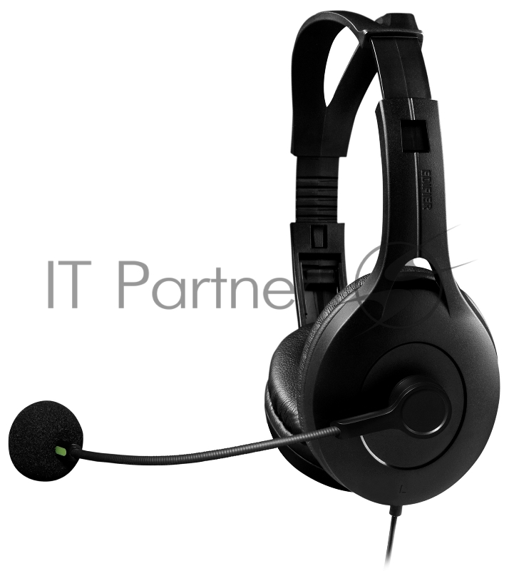 Наушники с микрофоном Edifier K810 черный 2.8м накладные USB оголовье (USB K810)