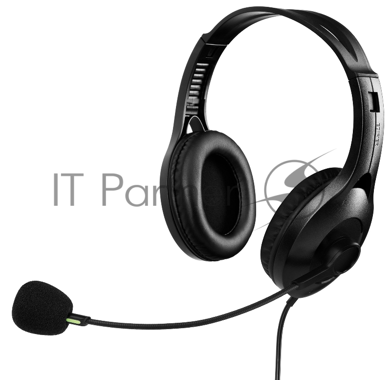 Наушники с микрофоном Edifier K810 черный 2.8м накладные USB оголовье (USB K810)