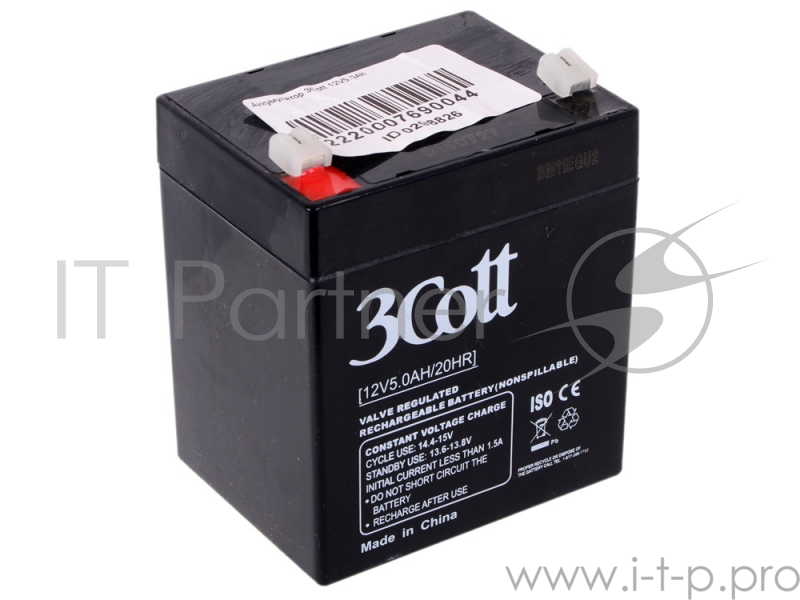 Аккумулятор для ИБП 3Cott 12V5.0Ah
