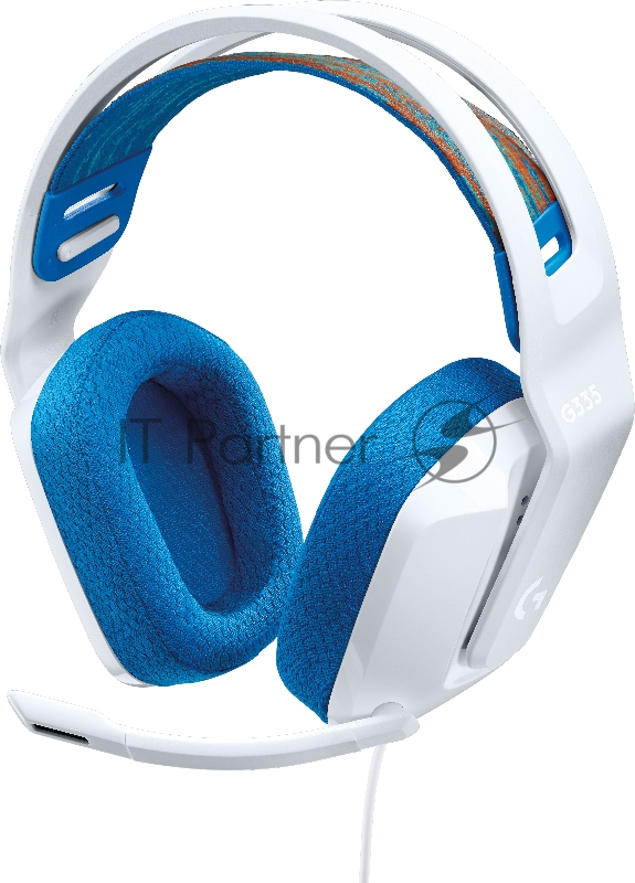 Гарнитура Logitech Headset G335 Wired White Gaming -3.5 мм