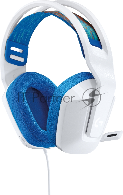 Гарнитура Logitech Headset G335 Wired White Gaming -3.5 мм