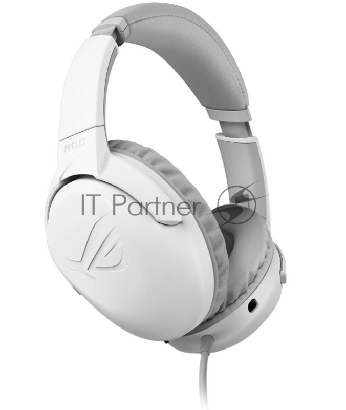 Игровые наушники белые ASUS Strix Go Core ML (jack 3.5 мм, 40 мм ASUS Essence, 32 Ом, 20 ~ 40000 Гц, микрофон, 90YH0381-B1UA00)