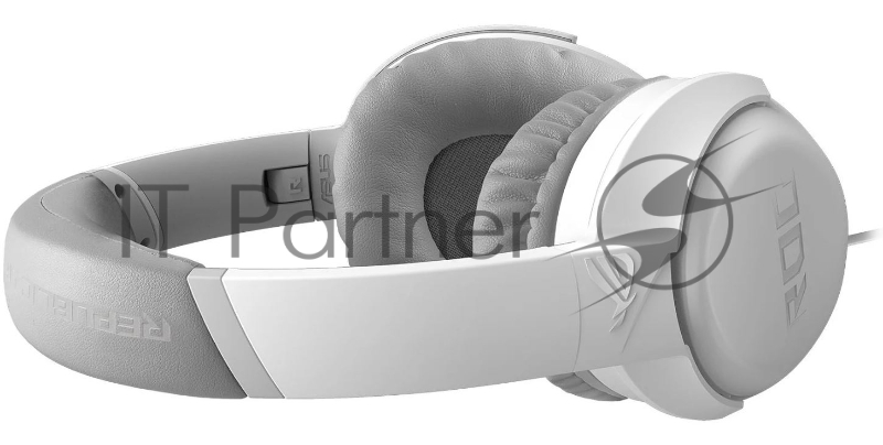 Игровые наушники белые ASUS Strix Go Core ML (jack 3.5 мм, 40 мм ASUS Essence, 32 Ом, 20 ~ 40000 Гц, микрофон, 90YH0381-B1UA00)