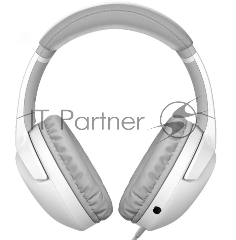 Игровые наушники белые ASUS Strix Go Core ML (jack 3.5 мм, 40 мм ASUS Essence, 32 Ом, 20 ~ 40000 Гц, микрофон, 90YH0381-B1UA00)