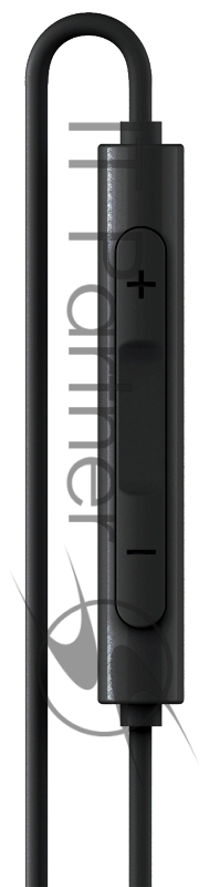 Гарнитура вкладыши Edifier P205 1.2м черный проводные в ушной раковине