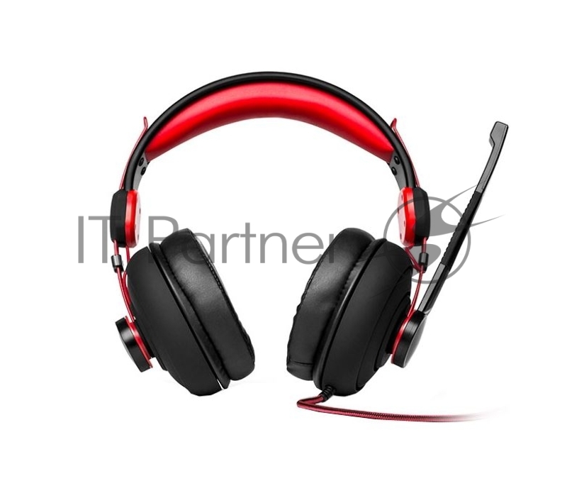 Наушники с микрофоном Sven AP-G888MV черный/красный 1.2м мониторные оголовье (SV-013585)