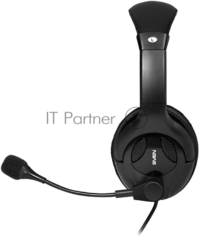 Мультимедийные стереонаушники с микрофоном SVEN AP-675MV, черный