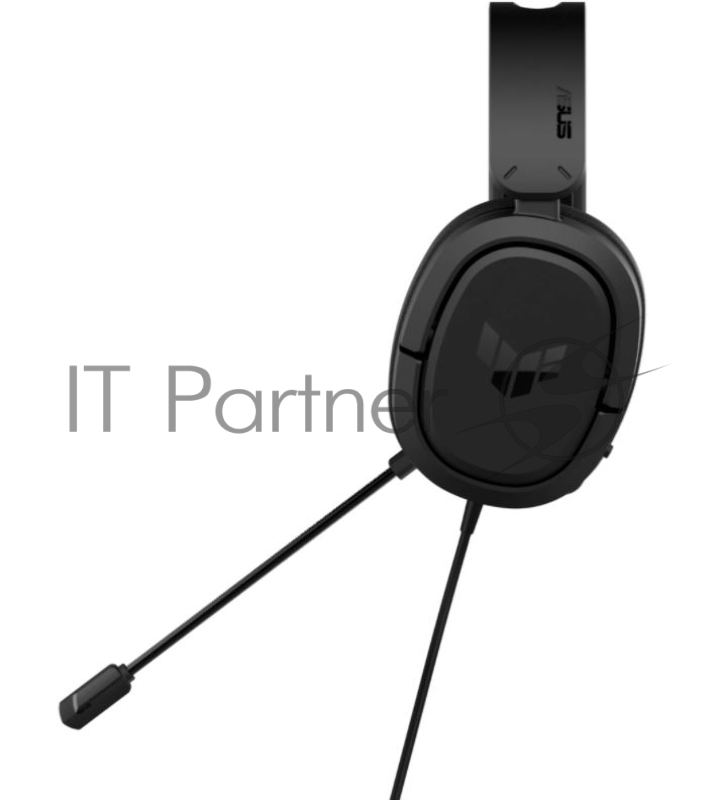 Игровые наушники чёрные ASUS TUF Gaming H1 (7.1 виртуально, 40мм, неодимовые магниты, 60 Ом, 20~20000 Гц, микрофон, 3.5 мм jack, PCs, PlayStation® 5, Nintendo Switch™ and XBOX™, 90YH03A1-B1UA00)