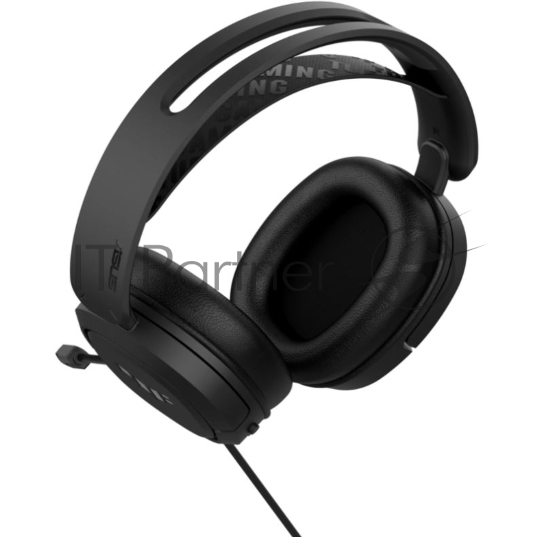 Игровые наушники чёрные ASUS TUF Gaming H1 (7.1 виртуально, 40мм, неодимовые магниты, 60 Ом, 20~20000 Гц, микрофон, 3.5 мм jack, PCs, PlayStation® 5, Nintendo Switch™ and XBOX™, 90YH03A1-B1UA00)