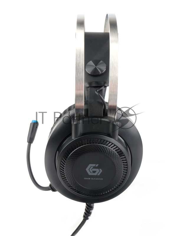 Гарнитура игровая Gembird MHS-GX2, мембр. 50 мм, подсветка, рег. гром., рег.оголовье, каб. 2,1 м