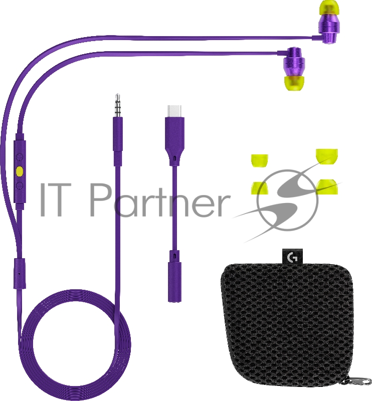 Гарнитура Logitech Headset Gaming G333 - PURPLE - 3.5 MM