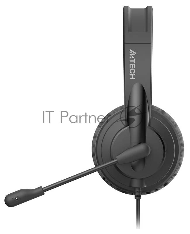 Наушники с микрофоном A4Tech HS-11 черный 2м накладные оголовье