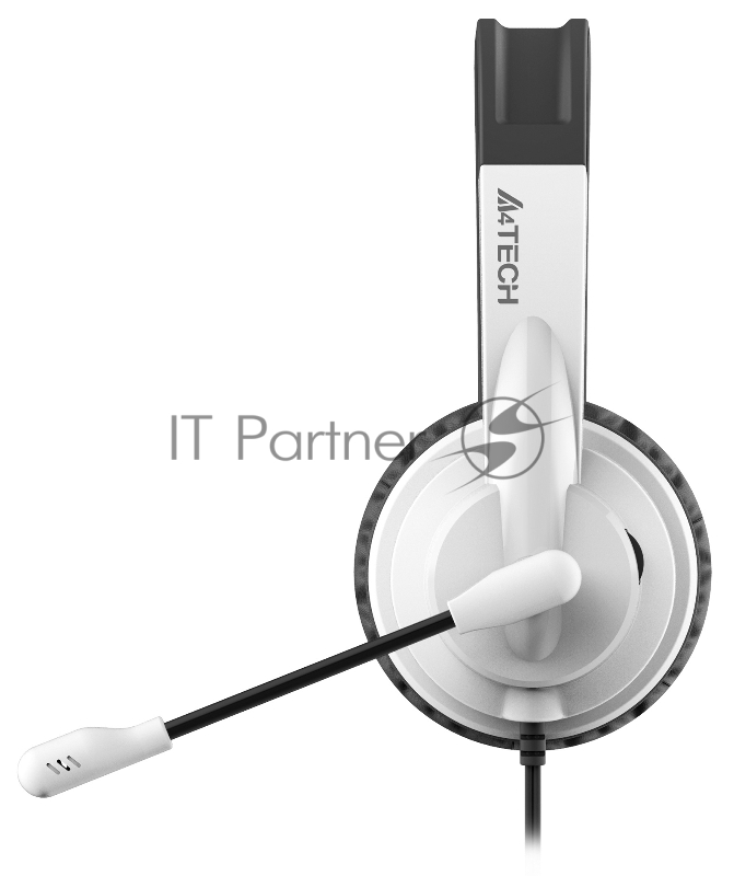 Наушники с микрофоном A4Tech HS-11 черный/белый 2м накладные оголовье