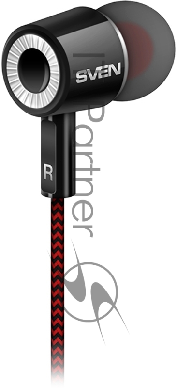 Внутриканальные наушники SVEN E-108, черный-красный