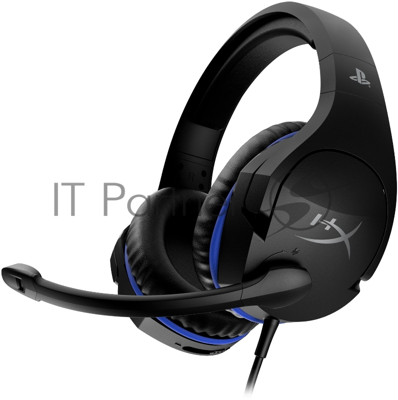 Наушники с микрофоном HyperX Cloud Stinger PS4 черный/синий 1.3м мониторные оголовье (4P5K0AM#ABB)