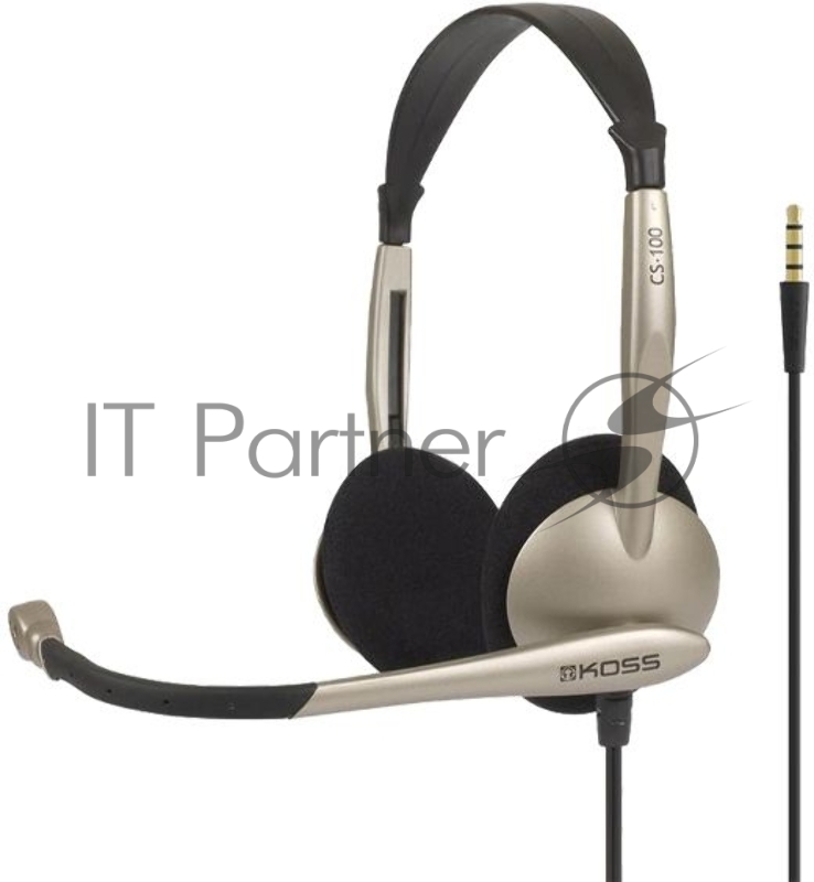 Наушники с микрофоном Koss CS100i серебристый 2.5м накладные оголовье (80001739)