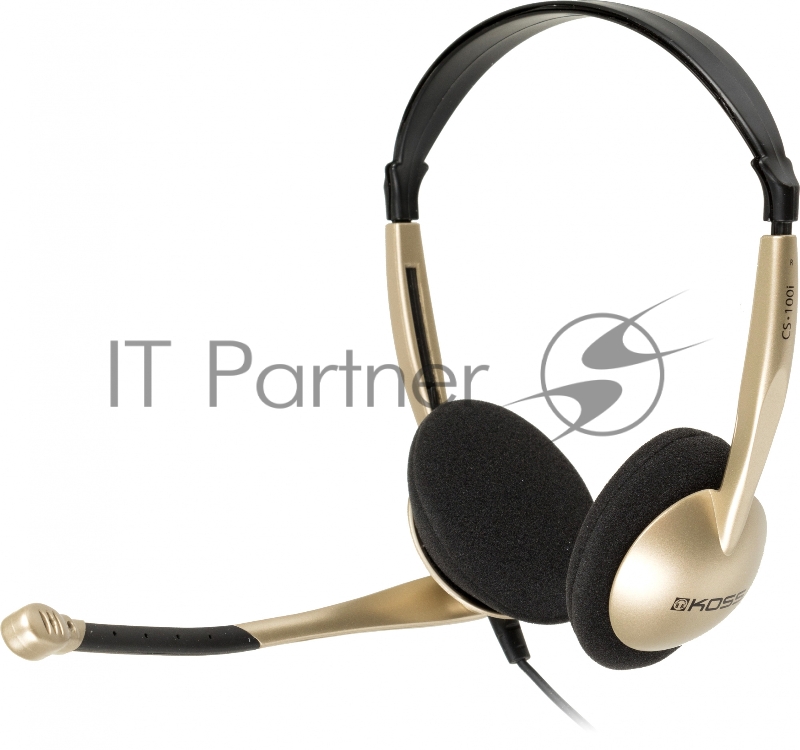 Наушники с микрофоном Koss CS100i серебристый 2.5м накладные оголовье (80001739)