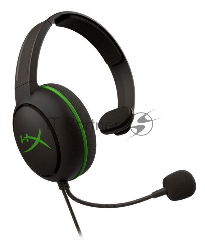 Проводная гарнитура HyperX Cloud Chat черный/зеленый для: Xbox Series/One (HX-HSCCHX-BK/WW)