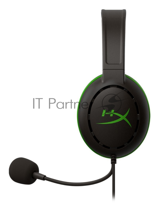 Проводная гарнитура HyperX Cloud Chat черный/зеленый для: Xbox Series/One (HX-HSCCHX-BK/WW)