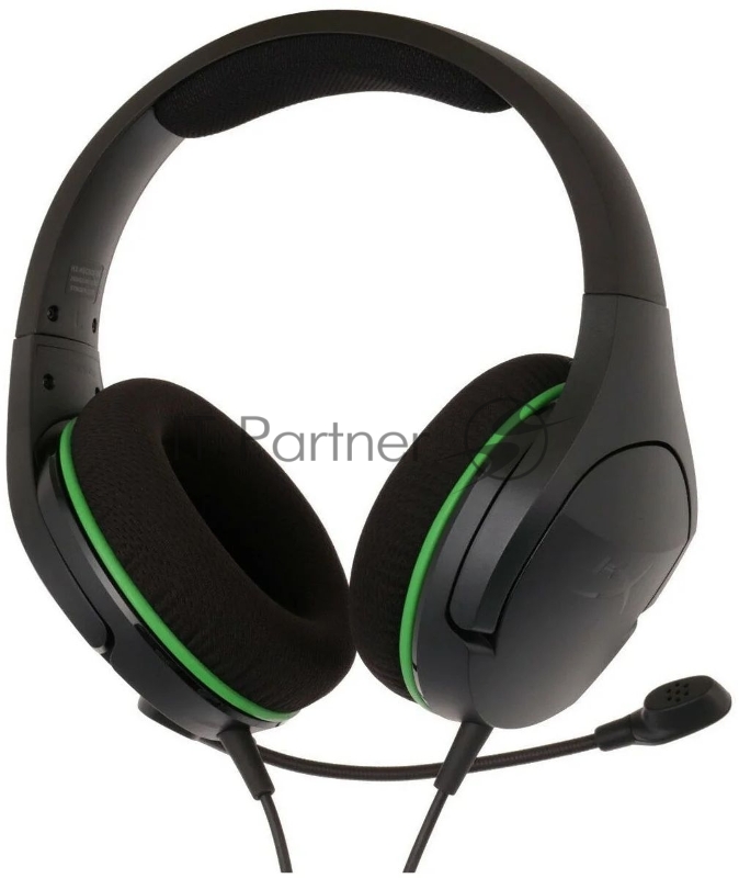 Проводная гарнитура HyperX CloudX Stinger Core черный/зеленый для: Xbox Series/One (4P5J9AA)