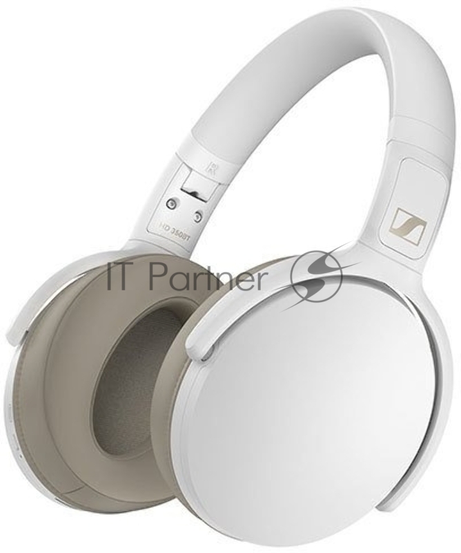 Наушники беспроводные Sennheiser Наушники беспроводные Sennheiser/ Bluetooth 5.0, накладные складные закрытые 18-22000Гц, 108дБ, микрофон, до 30 часов работы, аудиокедеки: SBC, AAC, AptX™, AptX™ Low Latency, белые, 508385