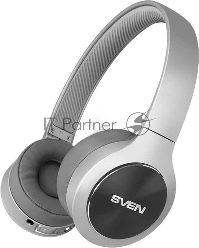 Беспроводные наушники с микрофоном AP-B580MV, серый (Bluetooth)