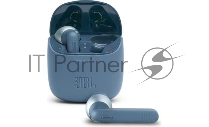Гарнитура вкладыши JBL T225 TWS синий беспроводные bluetooth в ушной раковине (JBLT225TWSBLU)