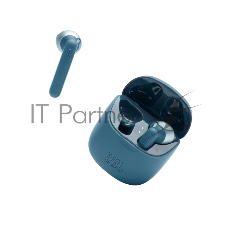 Гарнитура вкладыши JBL T225 TWS синий беспроводные bluetooth в ушной раковине (JBLT225TWSBLU)
