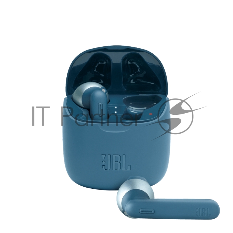 Гарнитура вкладыши JBL T225 TWS синий беспроводные bluetooth в ушной раковине (JBLT225TWSBLU)