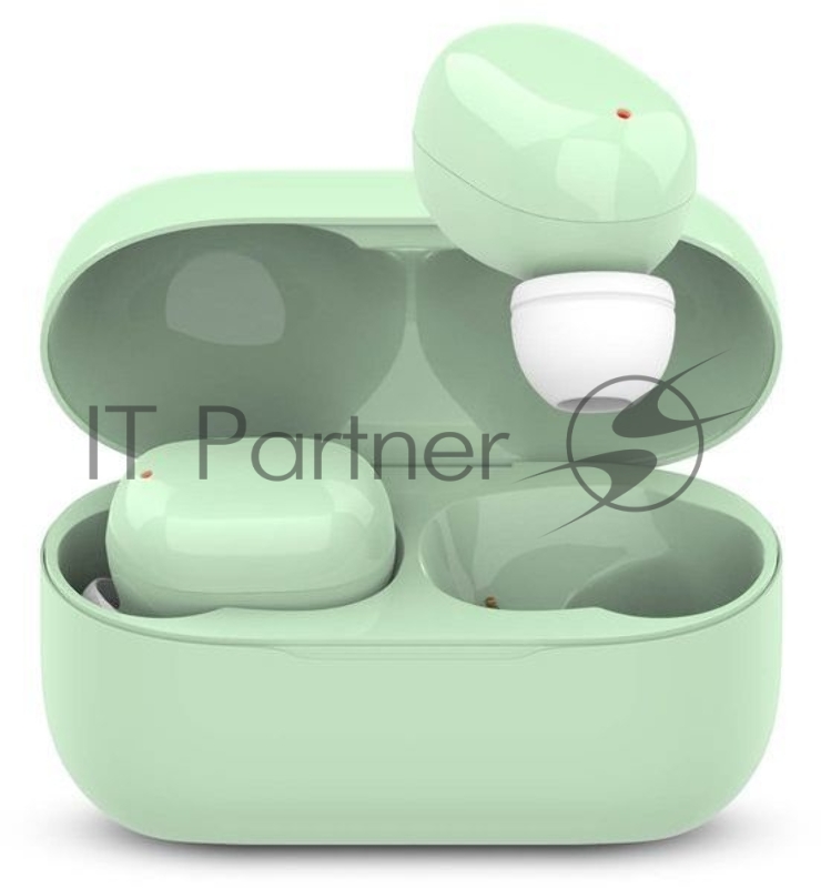 Наушники HIPER Беспроводные наушники HIPER TWS SAMUN Bluetooth 5.0 гарнитура Li-Pol 2x40mAh+300mAh, Зеленый