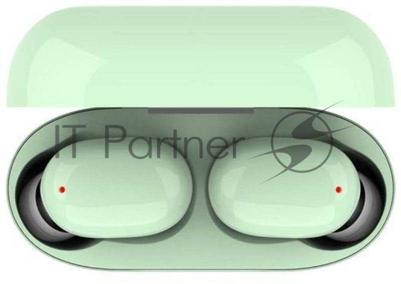 Наушники HIPER Беспроводные наушники HIPER TWS SAMUN Bluetooth 5.0 гарнитура Li-Pol 2x40mAh+300mAh, Зеленый