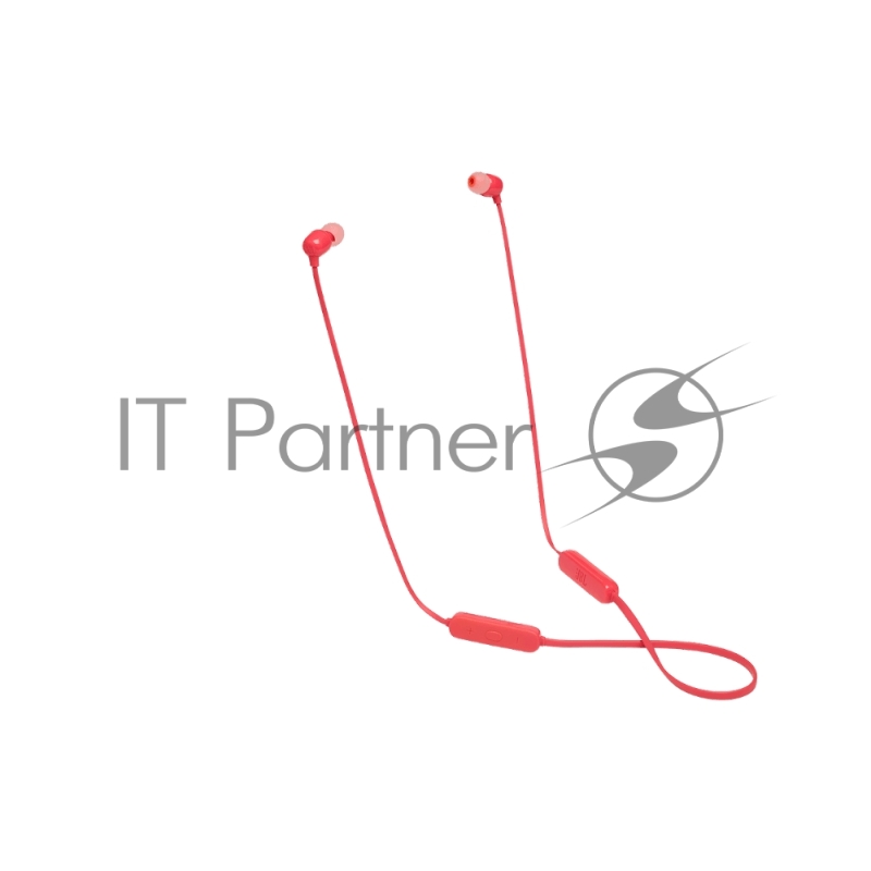 Наушники JBL Беспроводная гарнитура JBL T115BT, коралловая