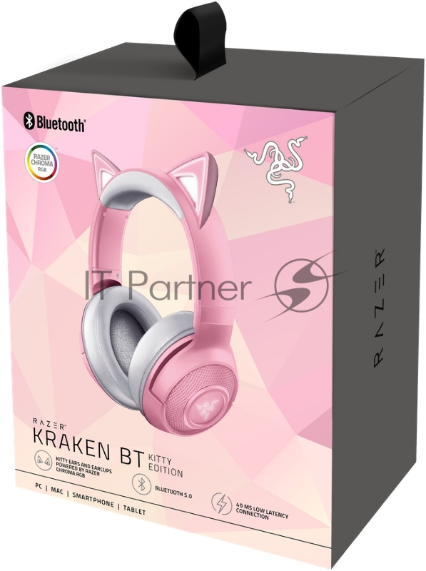 Гарнитура Razer Kraken BT - Kitty Edition - Quartz Razer Kraken BT - Kitty Edition - Quartz