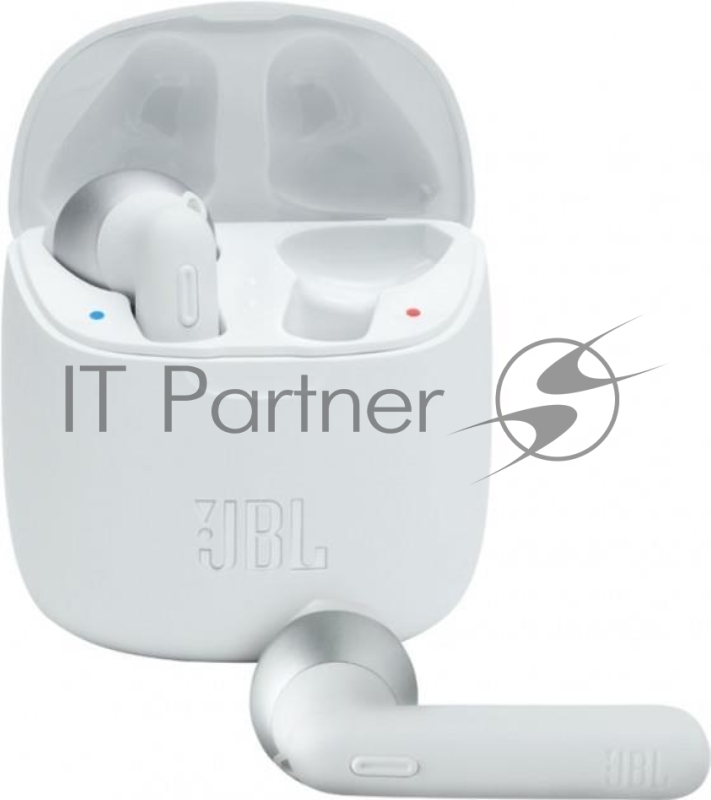 Гарнитура вкладыши JBL T225 TWS белый беспроводные bluetooth в ушной раковине (JBLT225TWSWHT)