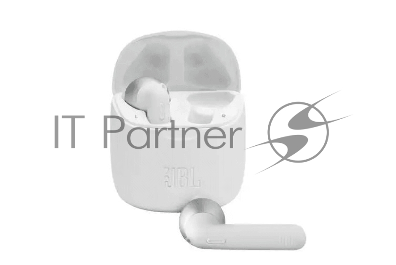 Гарнитура вкладыши JBL T225 TWS белый беспроводные bluetooth в ушной раковине (JBLT225TWSWHT)