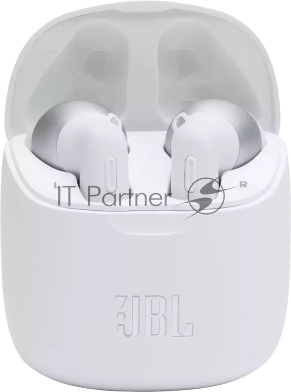 Гарнитура вкладыши JBL T225 TWS белый беспроводные bluetooth в ушной раковине (JBLT225TWSWHT)