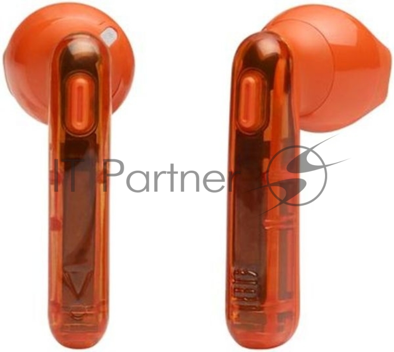 Гарнитура вкладыши JBL T225 TWS ghost orange беспроводные bluetooth в ушной раковине (JBLT225TWSGHOSTORG)