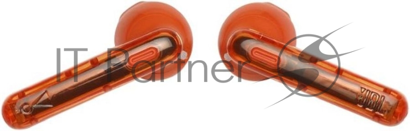 Гарнитура вкладыши JBL T225 TWS ghost orange беспроводные bluetooth в ушной раковине (JBLT225TWSGHOSTORG)