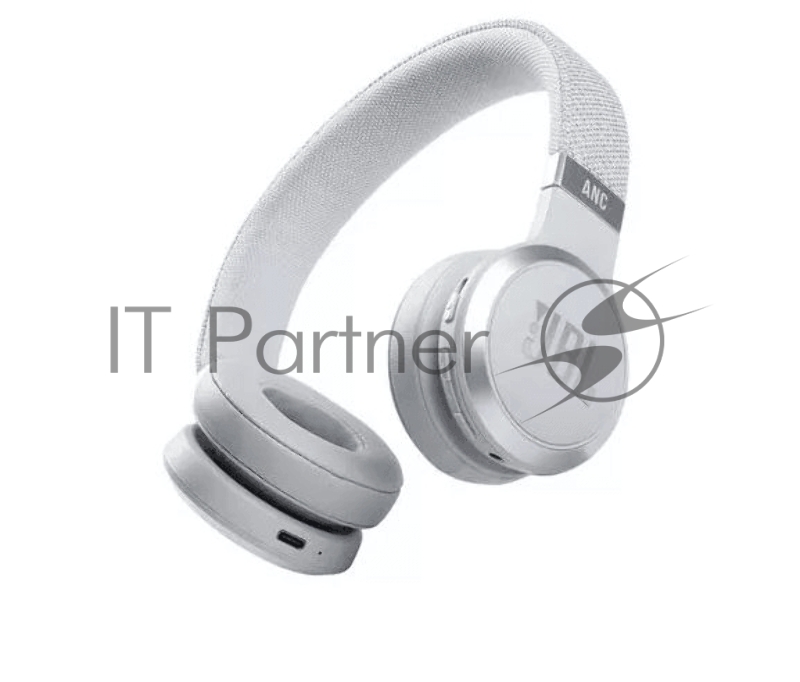 Гарнитура накладные JBL Live 460NC белый беспроводные bluetooth оголовье (JBLLIVE460NCWHT)