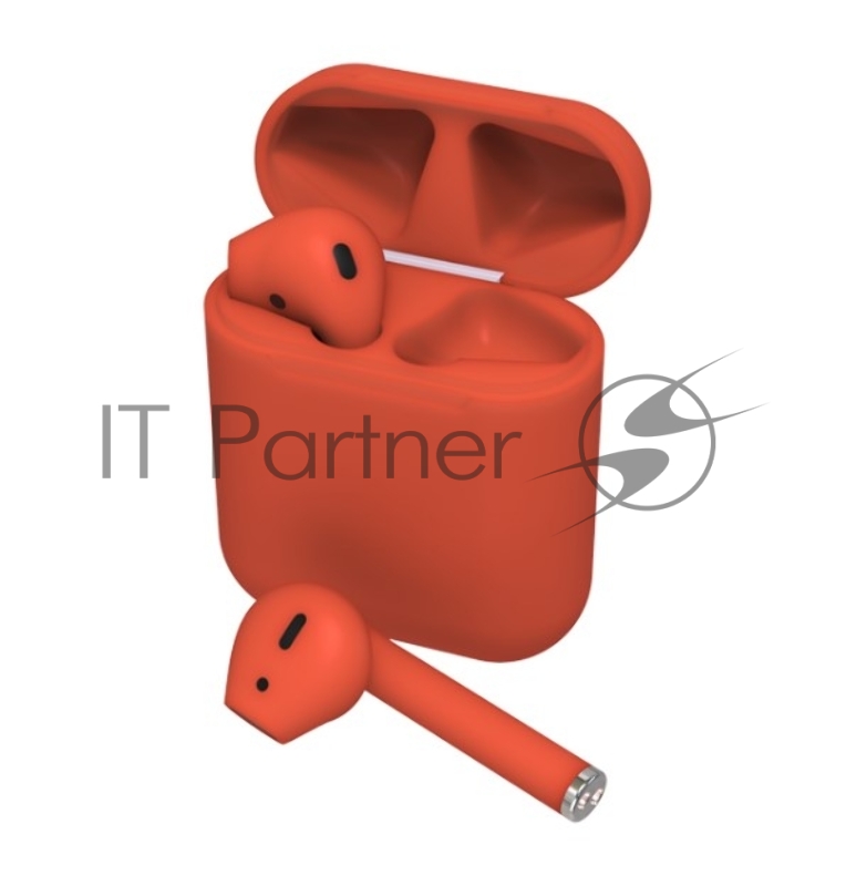 Беспроводные наушники RITMIX RH-825BTH TWS red {Bluetooth 5.0 + EDR, сенсорное управление, 12 мм, 20-20000 Гц, 32 Ом, 35 мАч (наушники), 350 мАч}