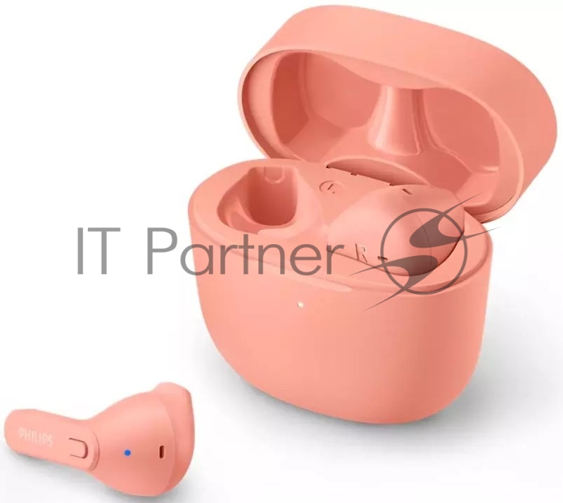 Полностью беспроводные вкладыши с мик/Bluetooth 5.1/время работы 6 ч/3 доп заряда в кейсе/авто подкл и отк/smart pairin/вкладыши/красный