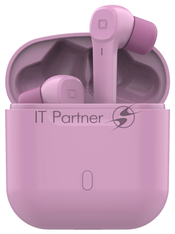 Гарнитура вкладыши Hiper HTW-KTX6 розовый беспроводные bluetooth в ушной раковине (TWS WELLE PINK)