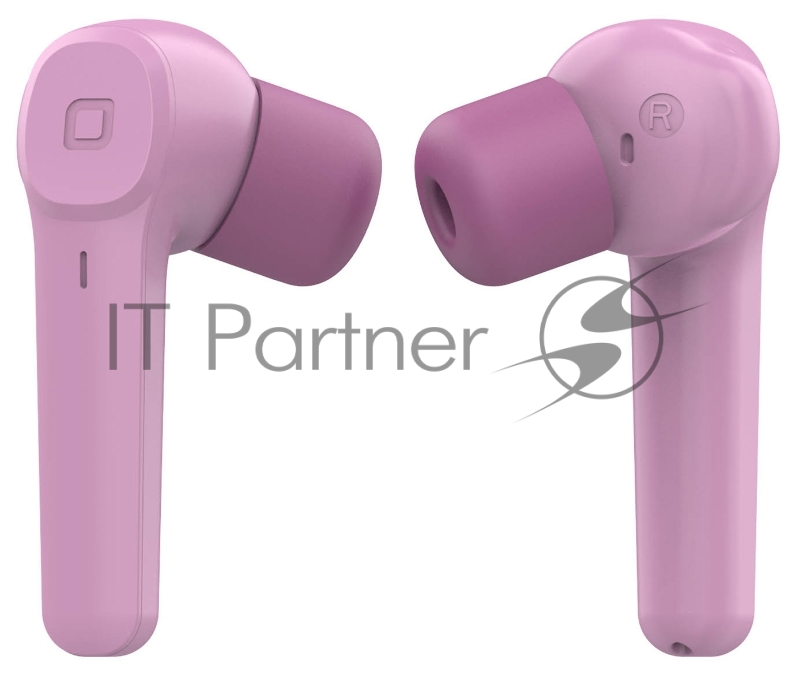Гарнитура вкладыши Hiper HTW-KTX6 розовый беспроводные bluetooth в ушной раковине (TWS WELLE PINK)