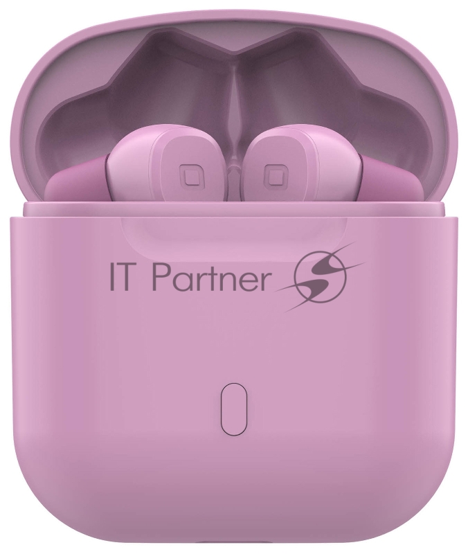 Гарнитура вкладыши Hiper HTW-KTX6 розовый беспроводные bluetooth в ушной раковине (TWS WELLE PINK)